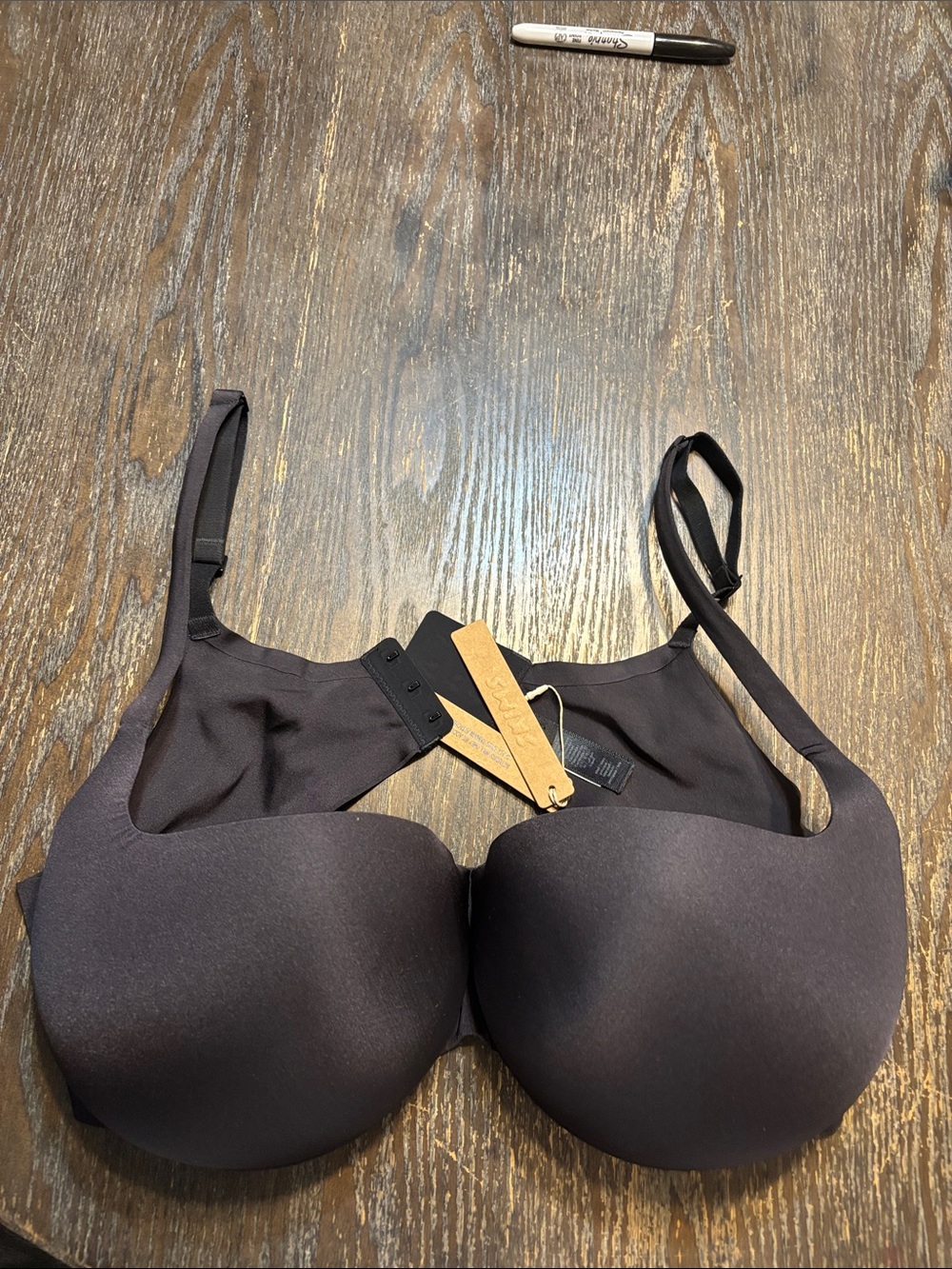 SKIMS ultimate push up balconette 42D onyx NWT Bra